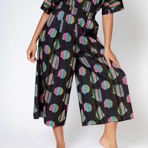 ACE & JIG jo midi wide-leg pants in beachcomber — size small NWT - Picture 3 of 9